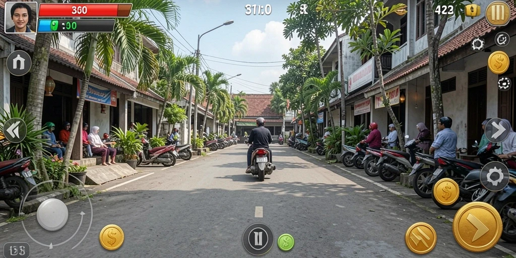 Tangkapan layar memperlihatkan upgrade karakter yang baru.