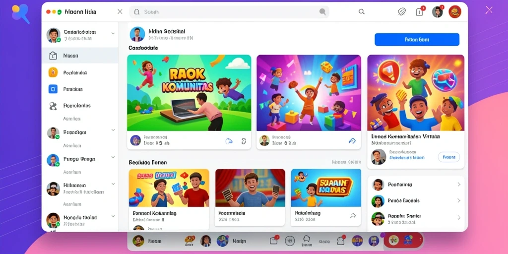 Mode multiplayer memungkinkan interaksi lebih banyak.